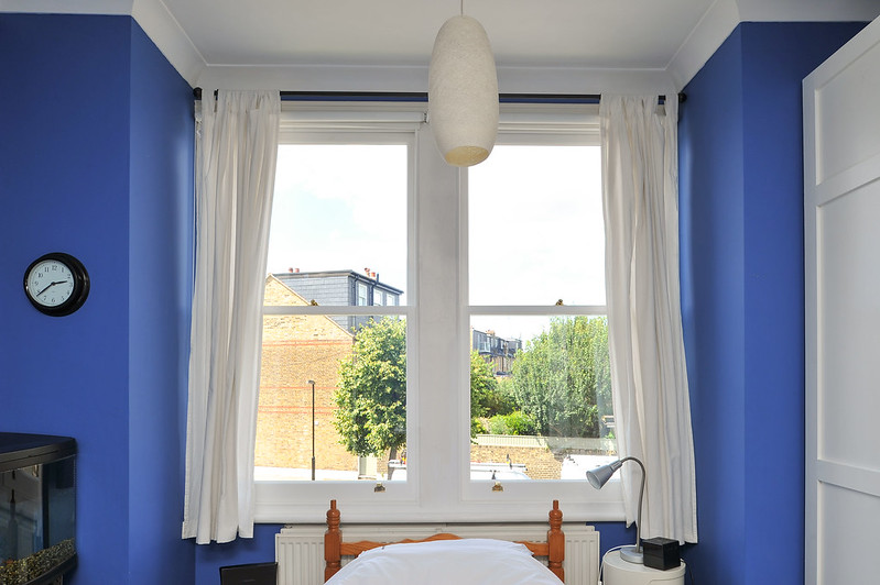 a bedroom window