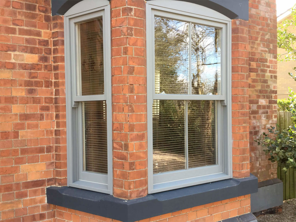 Timber sash window