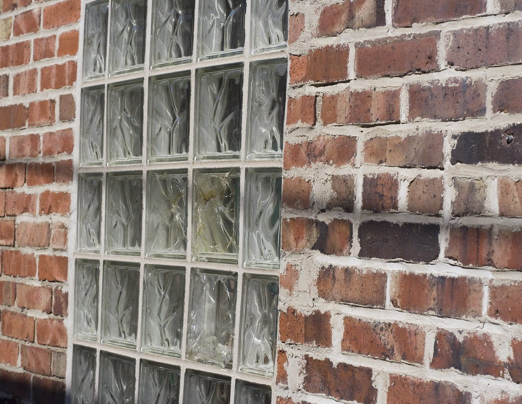 glass block window