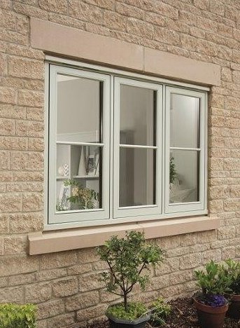 wooden casement window