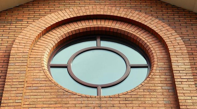 contemporary circular window