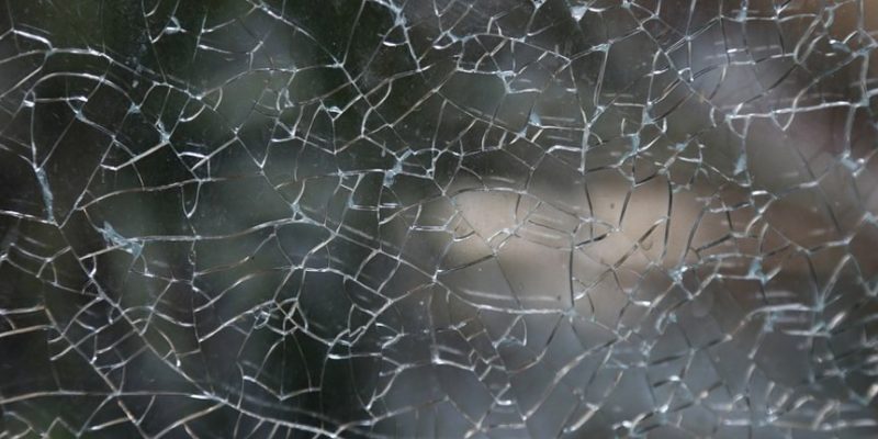 cracked double glazing