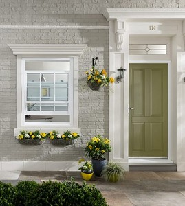 house with sash window