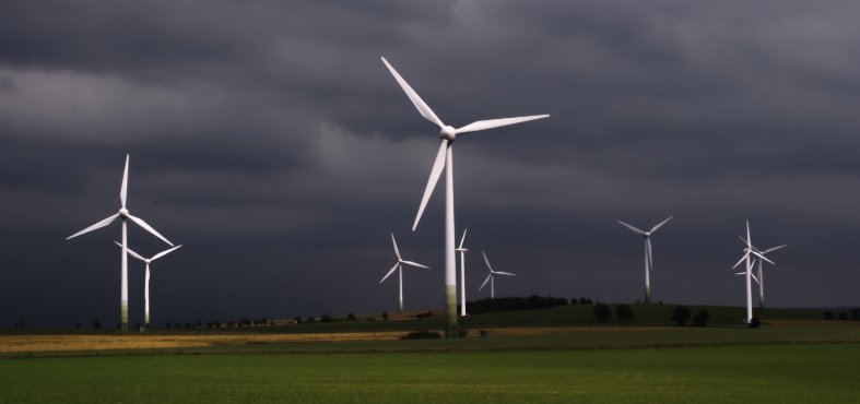 wind turbines