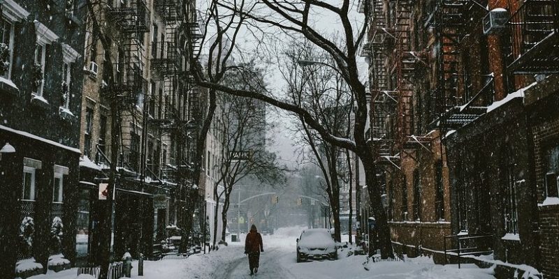 Wintery street